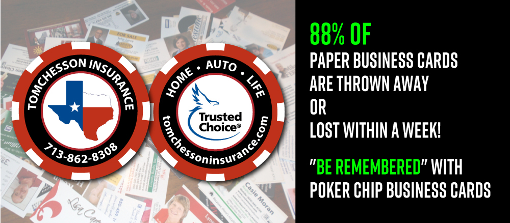 Custom Trade show poker chips