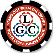 LGC-poker chip business cards